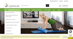 Desktop Screenshot of pilates.de