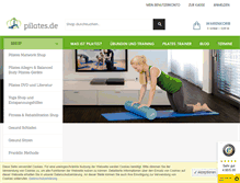Tablet Screenshot of pilates.de