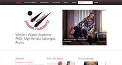 Desktop Screenshot of pilates.cz