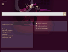 Tablet Screenshot of pilates.nl