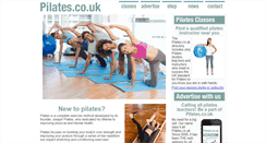 Desktop Screenshot of pilates.co.uk