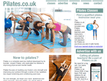 Tablet Screenshot of pilates.co.uk